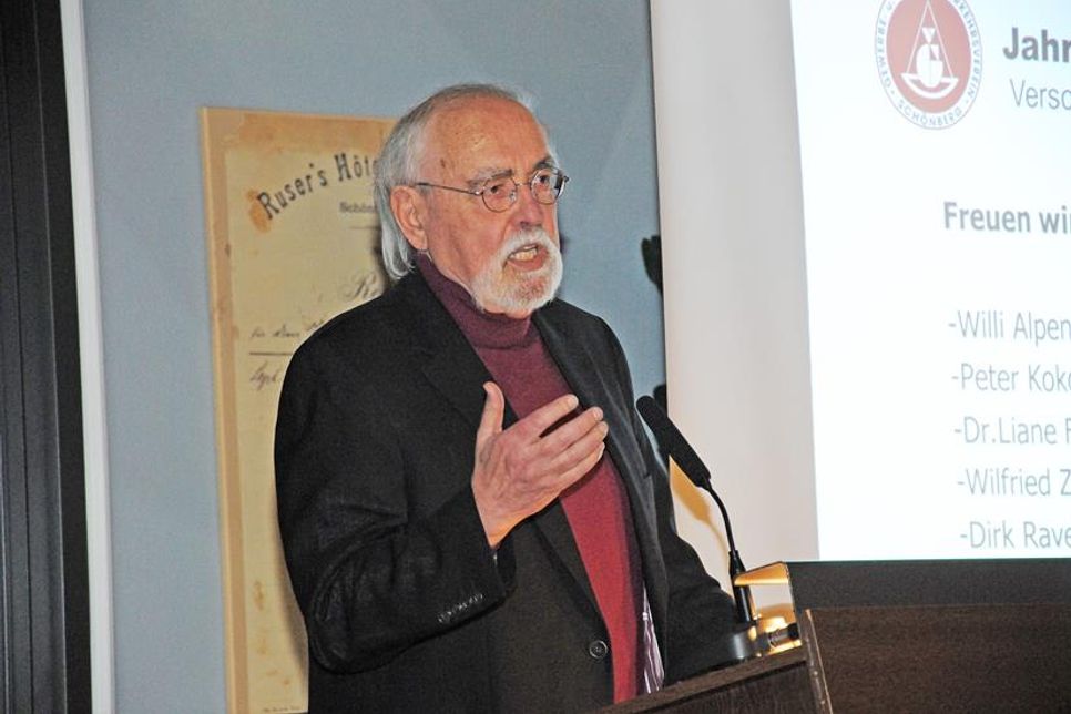 Altbürgermeister Wilfried Zurstraßen: „Der Gewerbeverein sieht sich in der Pflicht, nicht nur seine eigenen Interessen zu vertreten, sondern auch für das Wohl der Gemeinde einzustehen“.