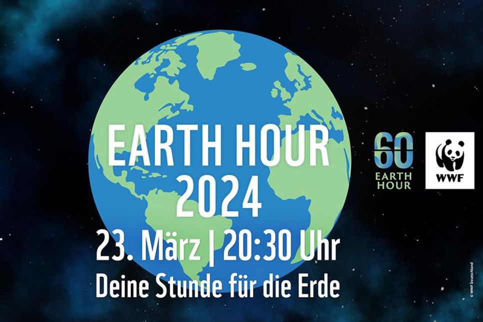 Auch Neustadt folgt zum sechsten Mal in Folge dem Aufruf des WWF Deutschland und beteiligt sich gemeinsam mit den Stadtwerken an der Stunde der Erde.