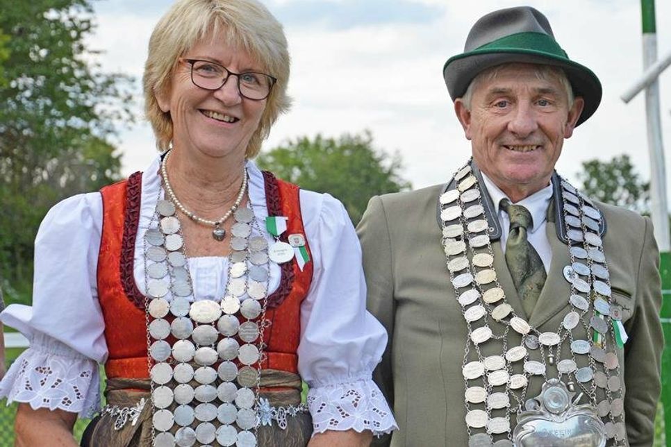 Schützenkönigin Elke Kühl und Schützenkönig Matthias Paustian.
