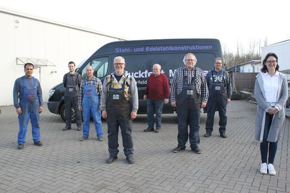 Das Team von Metallbau-Huckfeldt.