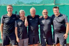 Frank Cordes, Matthias Landmann, Dirk Weber-Klüver, Oliver Scheerer und Christian Müller fuhren die Meisterschaft in Ahrensburg ein (v. lks.).