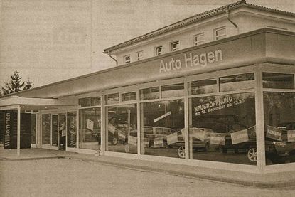 So sah es noch in den 80ern aus. Der Charme der 60er und 70er verschwand bereits 1995 mit dem Neubau der Ausstellungshalle.