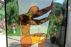 Glasbild (Ausschnitt) von Ute und Jürgen Kayser.