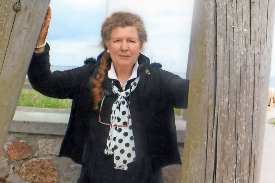 Malerin, Grafikerin und Lyrikerin Christa Wächtler.