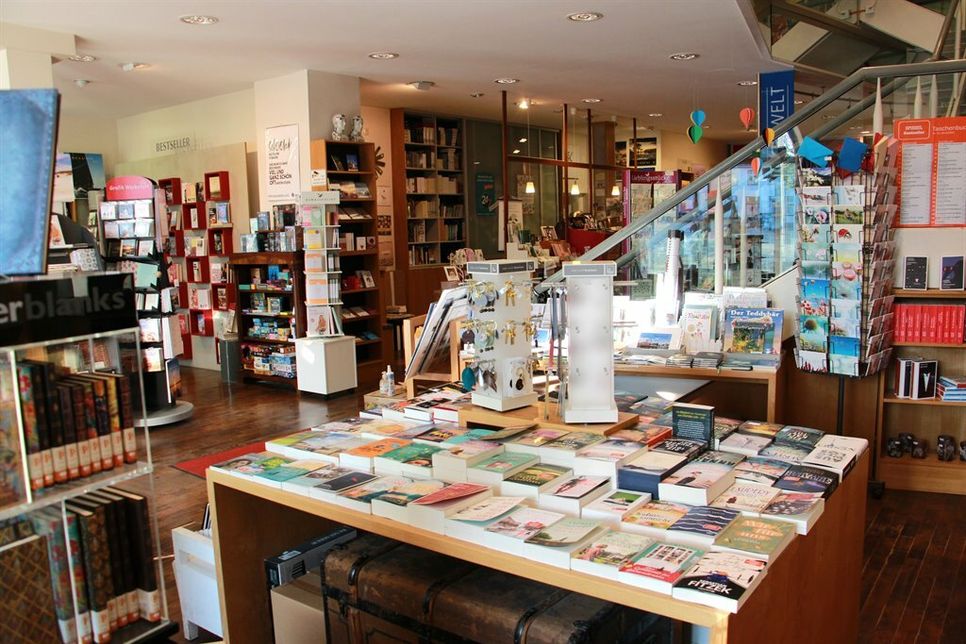 Ein Blick in den liebevoll gestalteten Buchstaben am Markt.