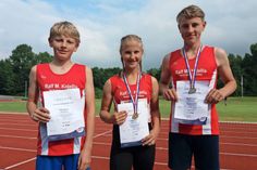 Tim Faasel, Finja Plath und Hendrik Faasel (v. lks.).