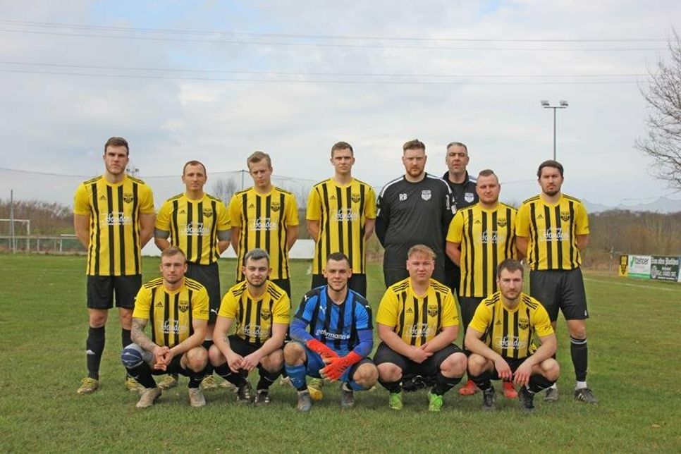 Die Spieler des TSV Wentorf gingen optimistisch in das Match gegen den VfR Schwartbuck