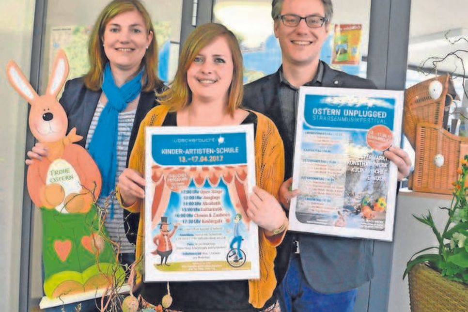 Sonja Zastrow, Silke Wencki und André Rosinski von der Tourismus-Agentur Lübecker Bucht (v. lks.).