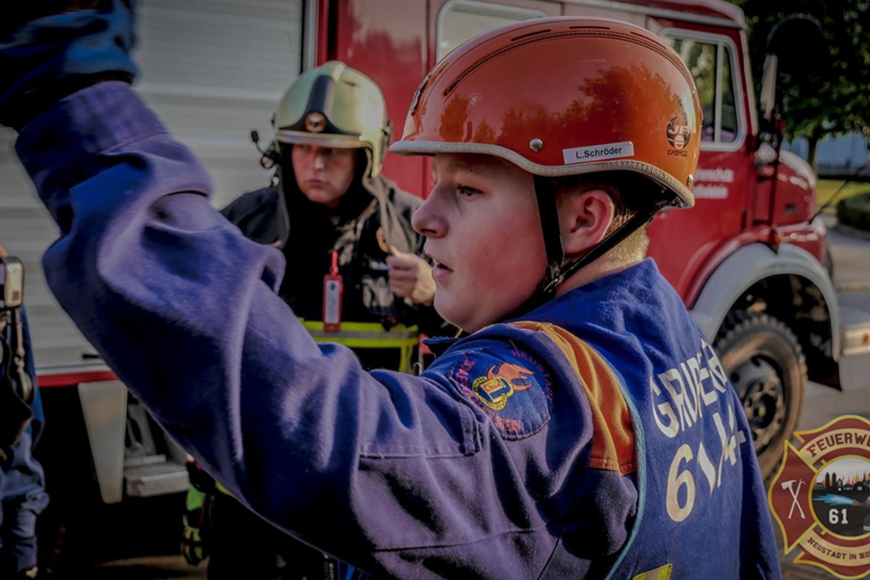 Der Jugendfeuerwehrdienst der Jugendfeuerwehr Neustadt wird wieder aufgenommen.