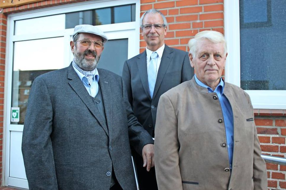 Das Führungstrio des Amtes Ostholstein-Mitte: Volker Weidemann, Hans-Peter Zink und Peter Seehusen (v. lks.).