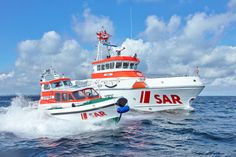 Mit dem Tochterboot Steppke des Seenotrettungskreuzers Berlin aus Laboe wurden am 16. August zwei Jollensegler gerettet.