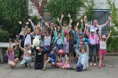 Die Teilnehmenden der Kinderferienfreizeit.