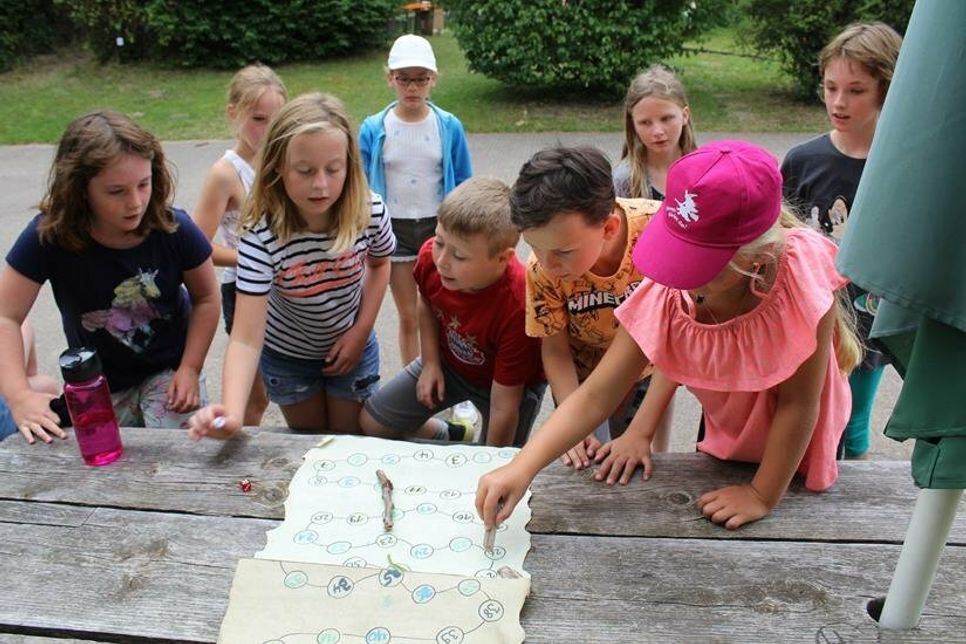 Rätseln beim Chaosspiel.