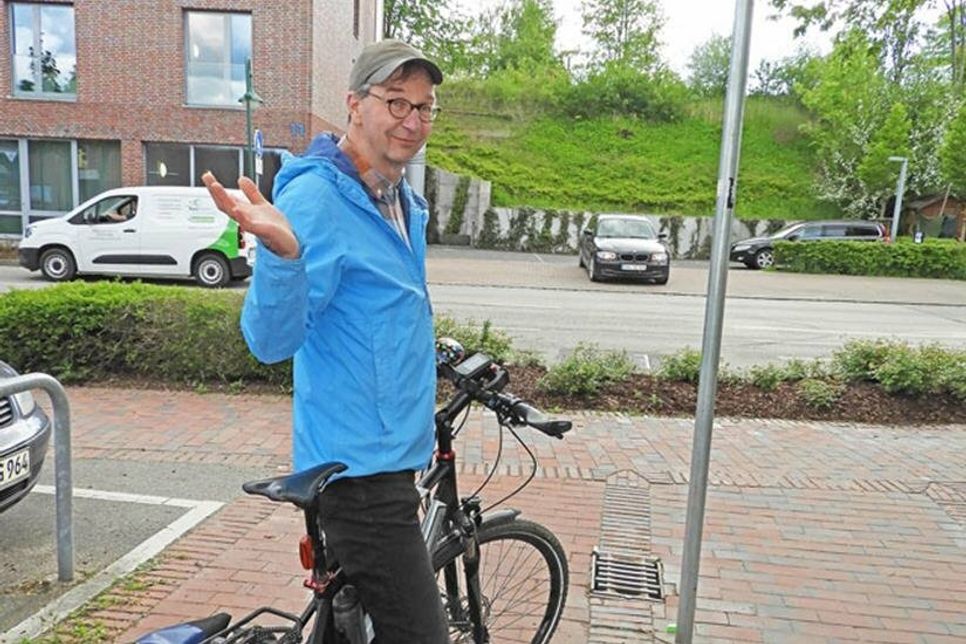 …und plötzlich erkennen muss, dass sich der Radweg in Nichts aufgelöst hat.
