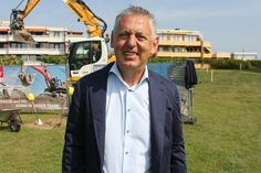 Bereits beim Spatenstich für den Dünenpark Mitte Juli war Manfred Wohnrade vor Ort - das Projekt ist ihm wichtig.