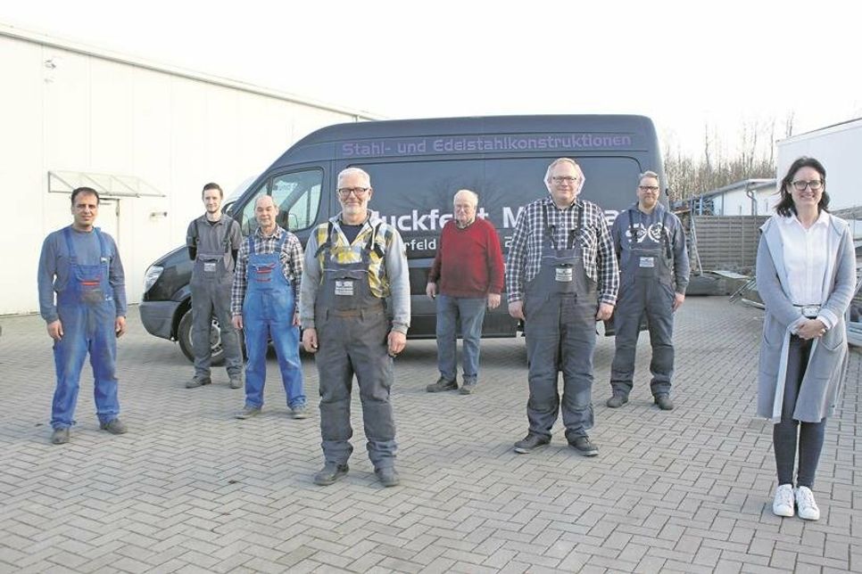 Das Team von Metallbau-Huckfeldt.