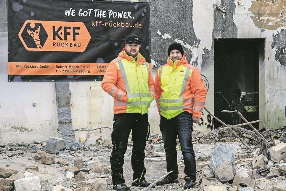 Die Geschäftsleitung: Bennet Feddern und Markus Kilian (re.).