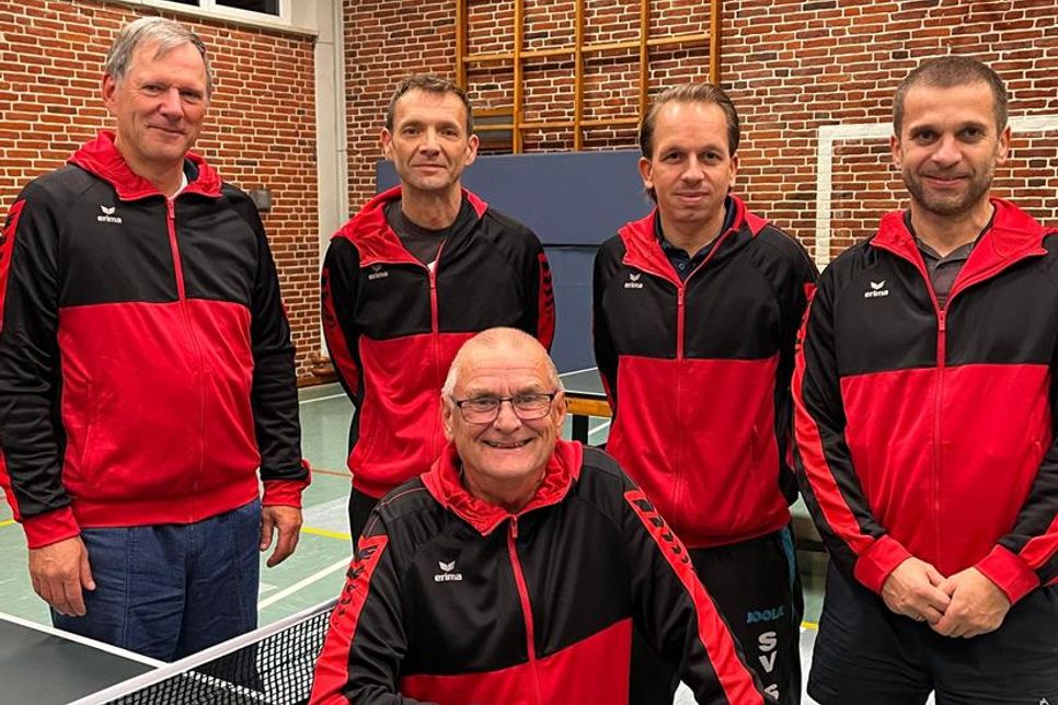 Rüdiger Richter, Christian Steffen, Viktor Sarrach, Serhii Danilov (hinten v. lks.), Michael Staack (vorne).
