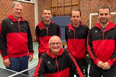 Rüdiger Richter, Christian Steffen, Viktor Sarrach, Serhii Danilov (hinten v. lks.), Michael Staack (vorne).