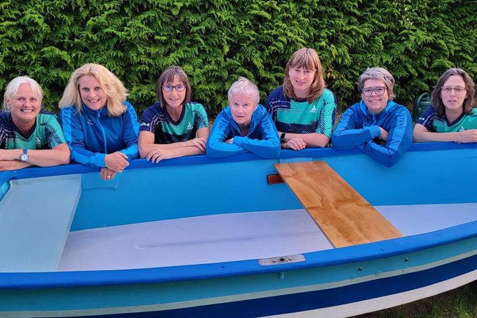 Regine Mohr, Birgit Franzen, Hilke Lüder, Martina Schuldt, Christiane Lehmann, Michaela Flackus und Bente Grimm (v. lks.).