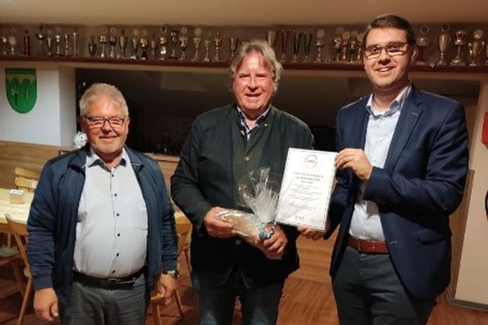 Klaus de Vries, Dieter Knoll und Sebastian Schmidt (v. lks.).