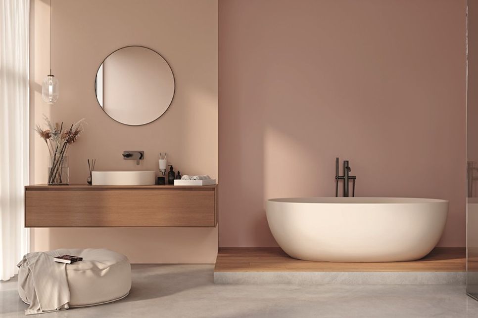 Brauntöne bilden einen tollen Hintergrund.