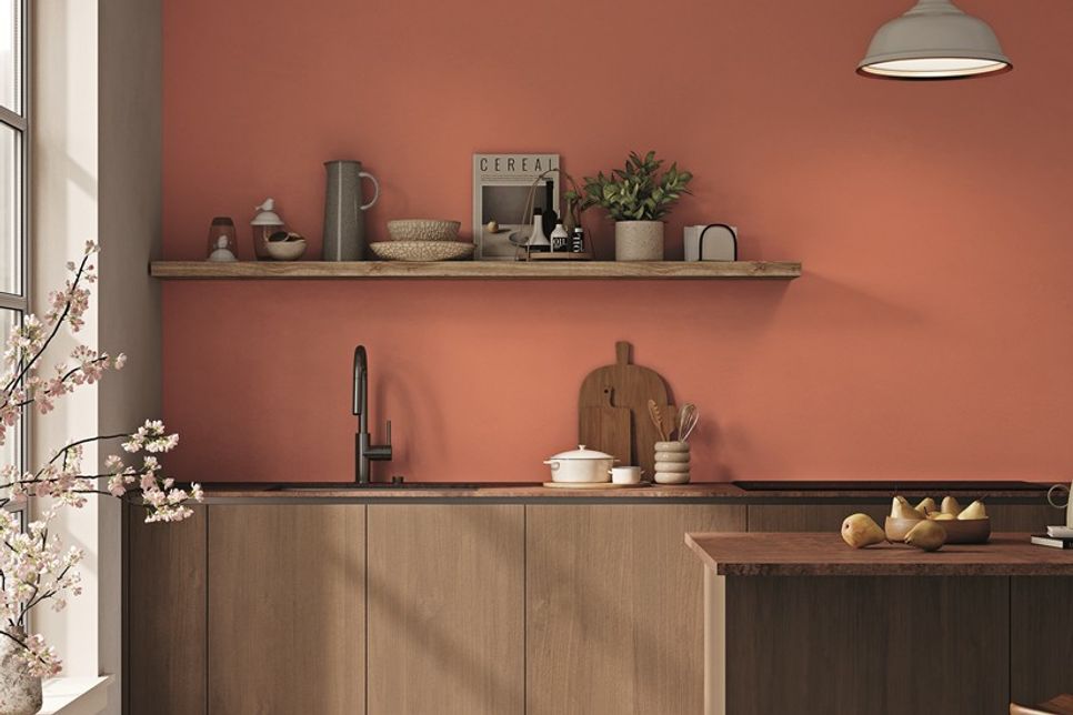 Natur-Kalkfarben eignen sich für die Küche.