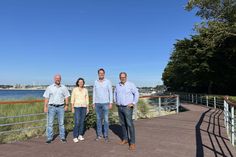 Roland Früh, Vera Heß, Harm Hoffmann und Mirko Spieckermann (v. lks.).