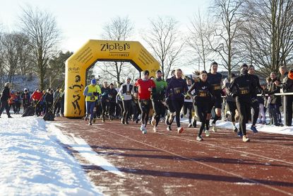 Um 11 Uhr fiel der Startschuss für den 10-Kilometer-Lauf. 117 Teilnehmende gingen an den Start.