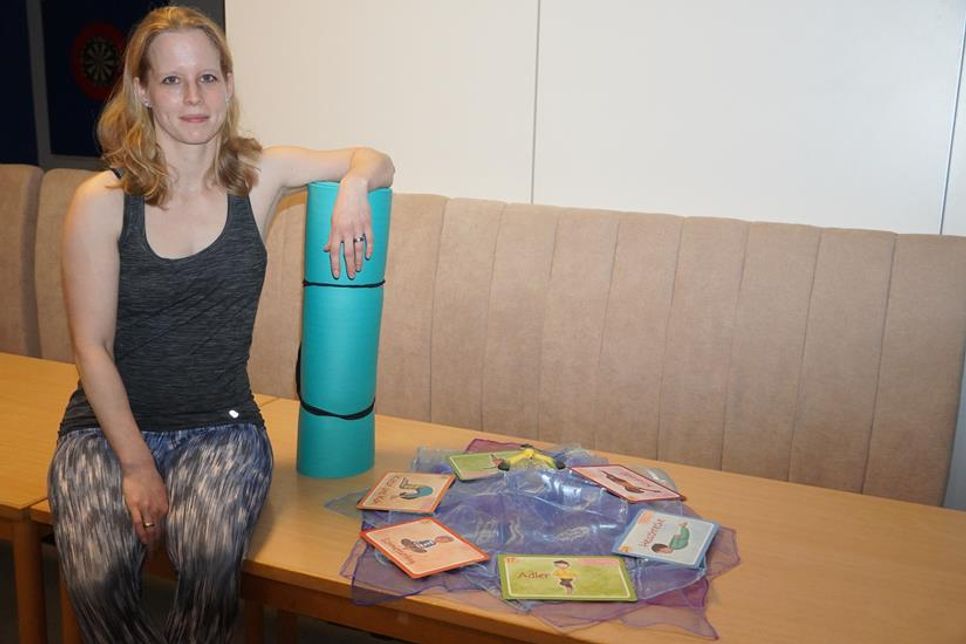 Franziska Jansen bietet künftig Kinderyoga im TSV Lensahn an. Sie legt ihr Hauptaugenmerk auf kindgerechte Übungen und sorgt dafür, dass der Spaß im Vordergrund steht.