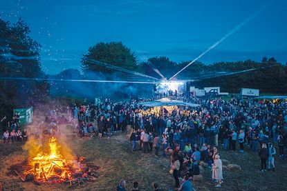 Ein Highlight wird sicherlich wieder die Laser-Show im Abendhimmel sein.