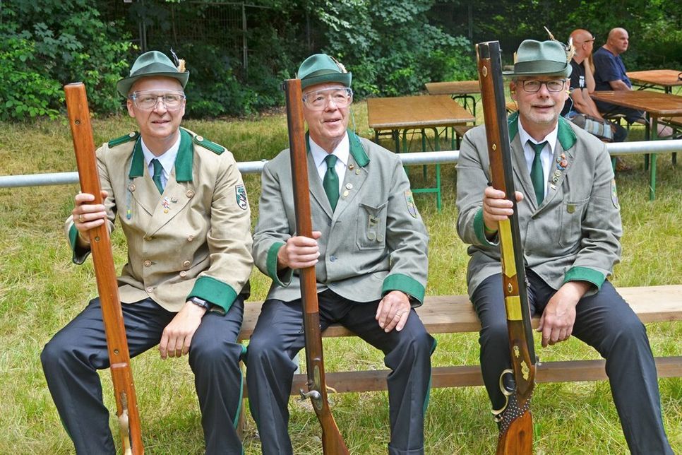 Warten auf den nächsten Abschuß - Tim Jalas, Ulrich Groepler und Jens-Dieter Strehse