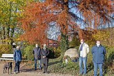 Auch am Ehrenmal in Neudorf wurde der Kriegsopfer gedacht.