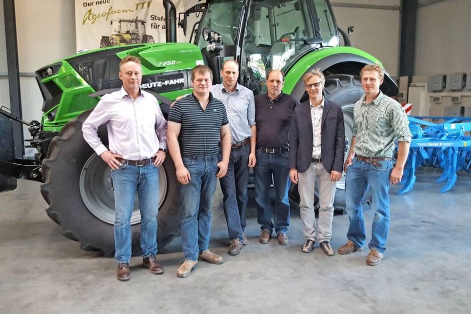 Der „neue alte“ Vorstand mit Geschäftsführer Dr. Stefan Kühner, Fränk Rickert, Tim-Ole Wulf, Hinrich Tamm, Axel Seehusen und Jan-Christoph Halske (v. lks.).