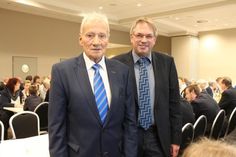 Bürgervorsteher Rolf Schröder und Bürgermeister Klaus Winter (re.) blickten auf 2018 zurück.