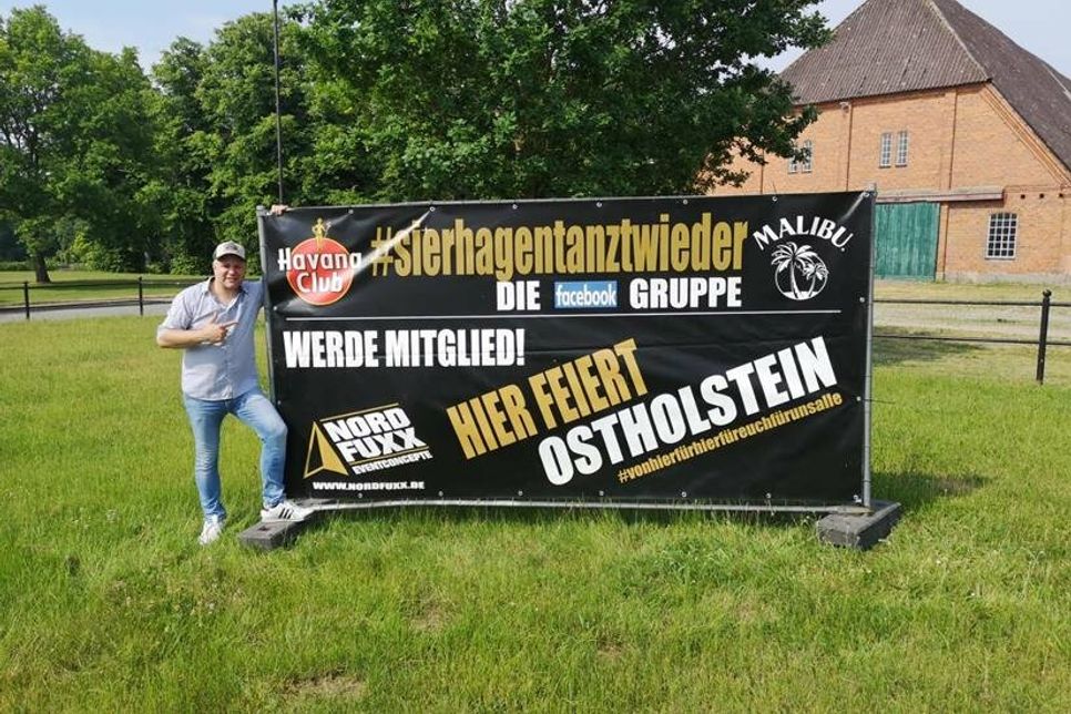 Veranstalter und „Partyfuxx“ Stefan Würrer von Nord Fuxx Concepte dankt dem Kreis Ostholstein und dem Amt Ostholstein-Mitte für das gemeinsame Engagement.