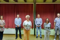 2. Beisitzerin Dr. Heike Wünnenberg, 2. Vorsitzender Norbert Müller, Schriftführer Sonja Bredlow,  1. Vorsitzender Reiner Papenbrok, 1. Beisitzerin Anja Jahn, Kassenwart Stefan Garling (v. lks.). (Foto: Carsten Röben)