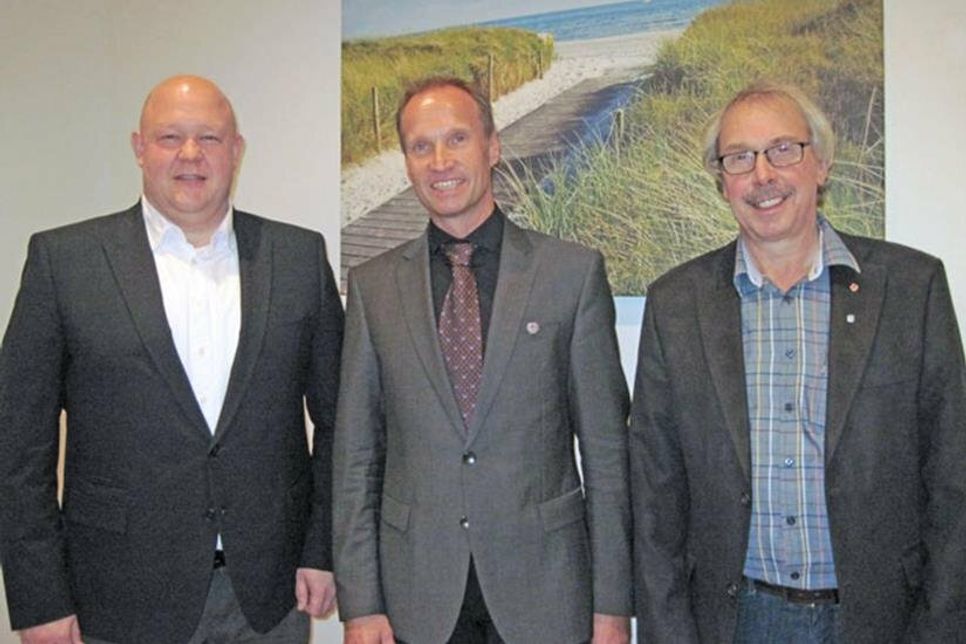 Der neue Vorstand der Kreishandwerkerschaft Ostholstein/Plön (v. l.): Björn Bigga, Thoralf Volkens, Jürgen Fritze, (es fehlt Andreas Kröger)