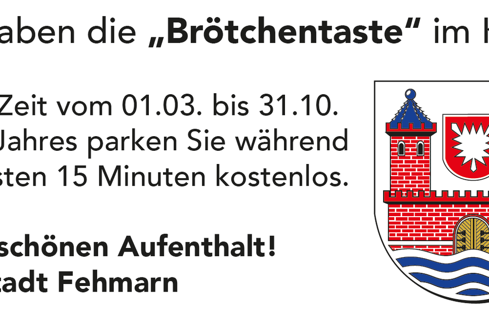 Aufkleber &amp;quot;Brötchentaste&amp;quot; im Kopf