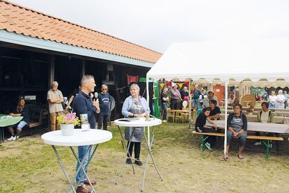 Ratekaus Bürgermeister Thomas Keller lobte das große Engagement der Ehrenamtlichen, die das Dorfmuseum am Laufen halten.