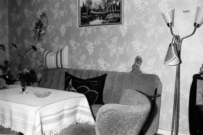 Wohnzimmer 1961.