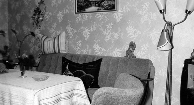 Wohnzimmer 1961.