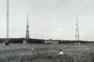 Funktürme in Pelzerhaken 1922.