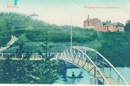 Eine Brücke im Wehrberg gibt es schon seit weit mehr als 100 Jahren.