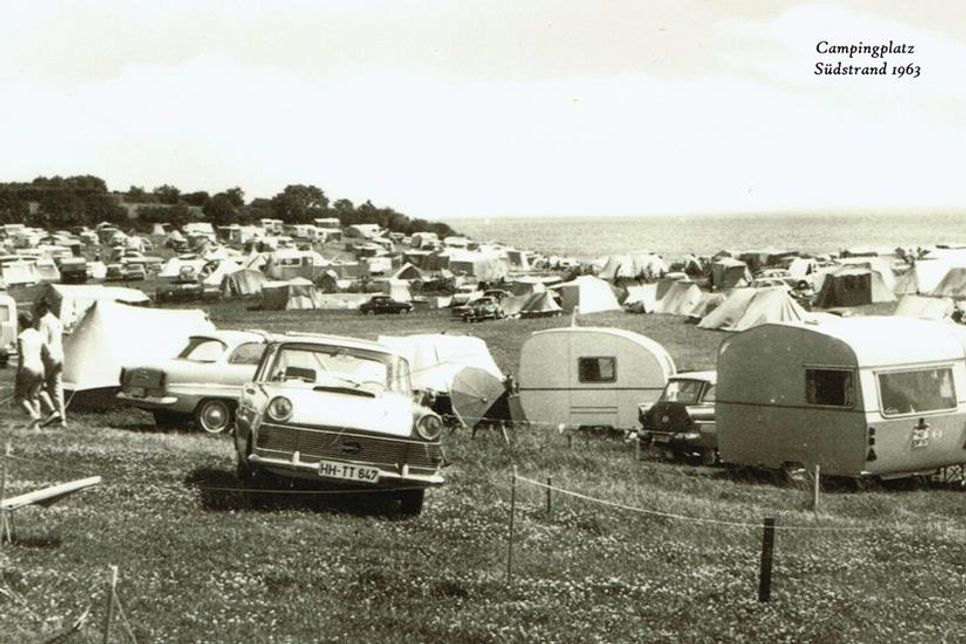 Campingplatz Südstrand 1963.