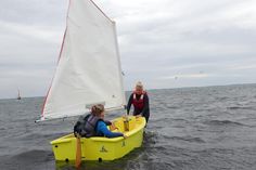 Zum ersten Mal stand auch Opti-Segeln auf dem Programm.