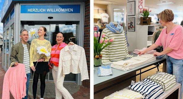 Der Frühling bietet viele Gelegenheiten für neue Lieblingsstücke und im Eska Kaufhaus in der Kremper Straße in Neustadt lassen sie sich in angenehmer Atmosphäre entdecken.