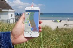 Strandticker Smartphone.