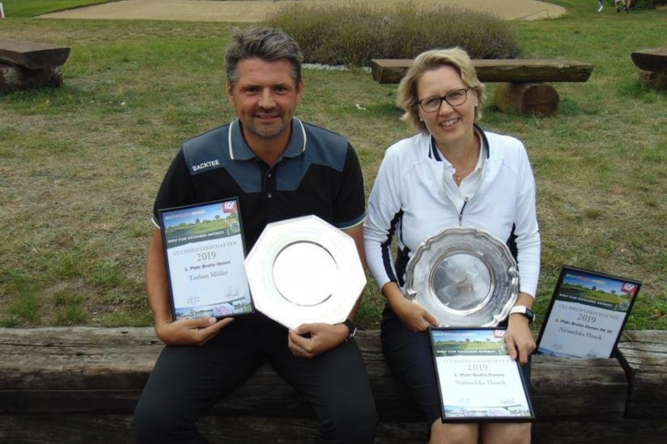 Nataschka Haack und Torben Möller sind die Clubmeister 2019.