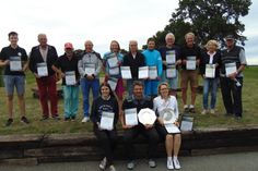 Sieger der diesjährigen Clubmeisterschaften im Golf Club Ostseebad Grömitz.